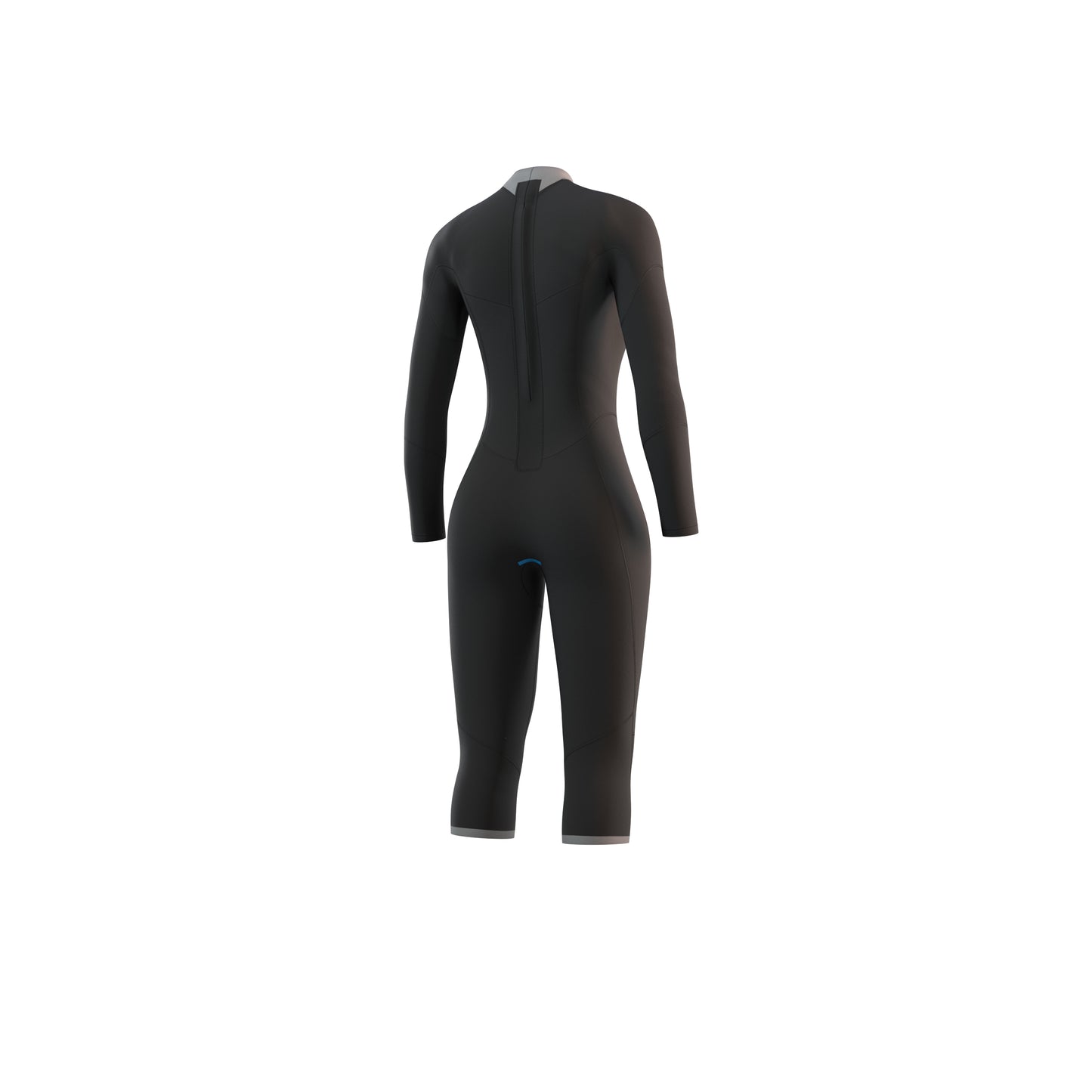 Mystic Brand Longarm Shortleg 3/2mm Bzip Flatlock Women Night Blue - Long Arm / Back-zip