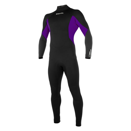 Mystic Rental Fullsuit 5/4mm Bzip Unisex Rainbow - Fullsuit / Back-zip