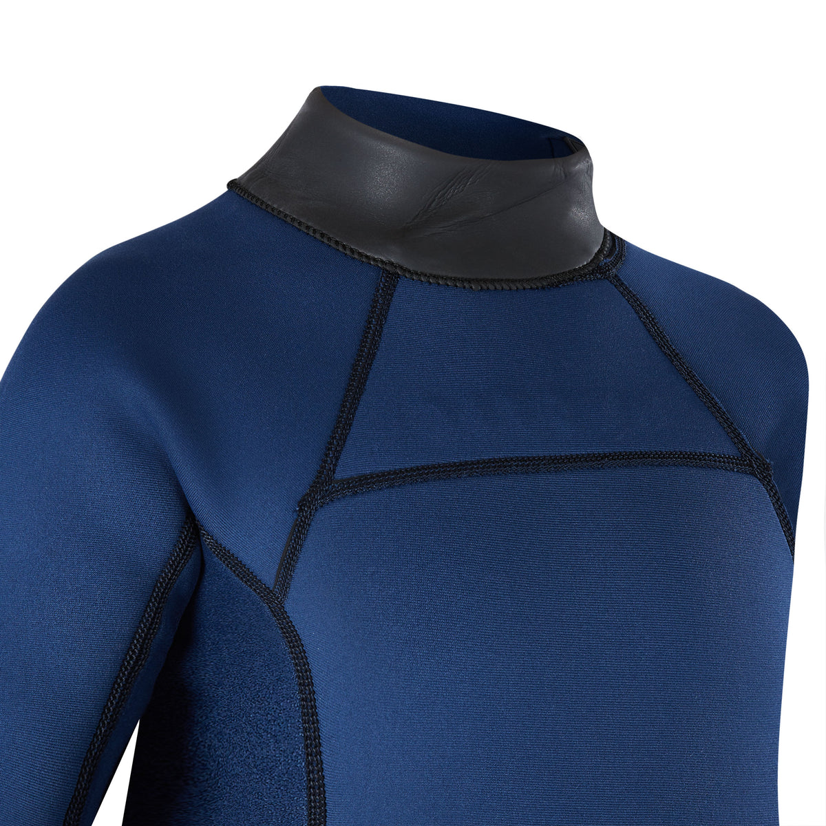 Mystic Star Shorty 3/2mm Bzip Flatlock Junior Night Blue - Short Arm / Back-zip