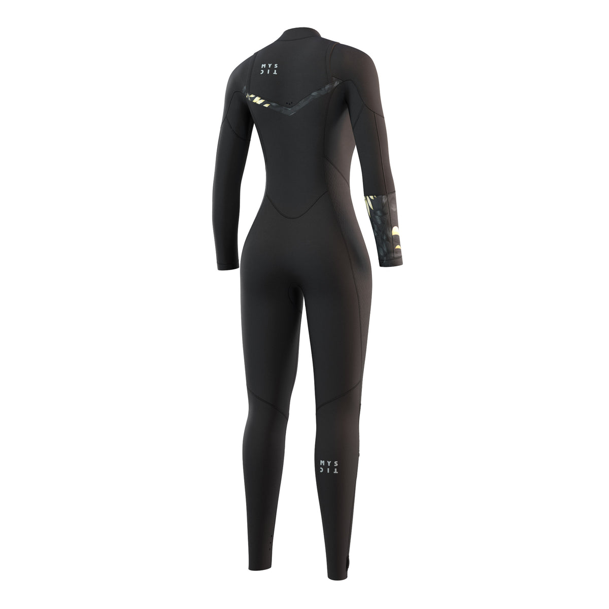 Mystic Dazzled Fullsuit 5/3mm Double Fzip Women - Black - Fullsuit / Double Front-zip