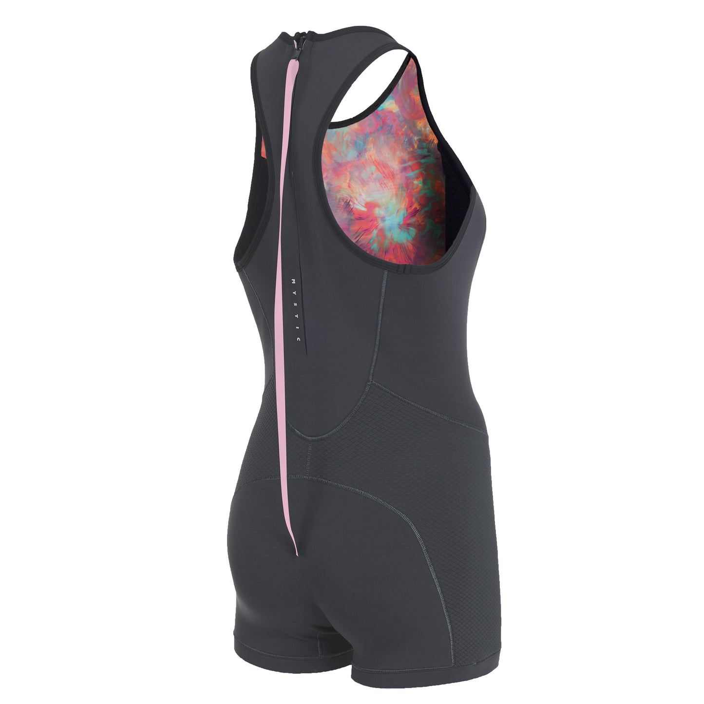 Mystic Lunar Short John 2/2mm Bzip Women Dark Grey - Short John / Back-zip
