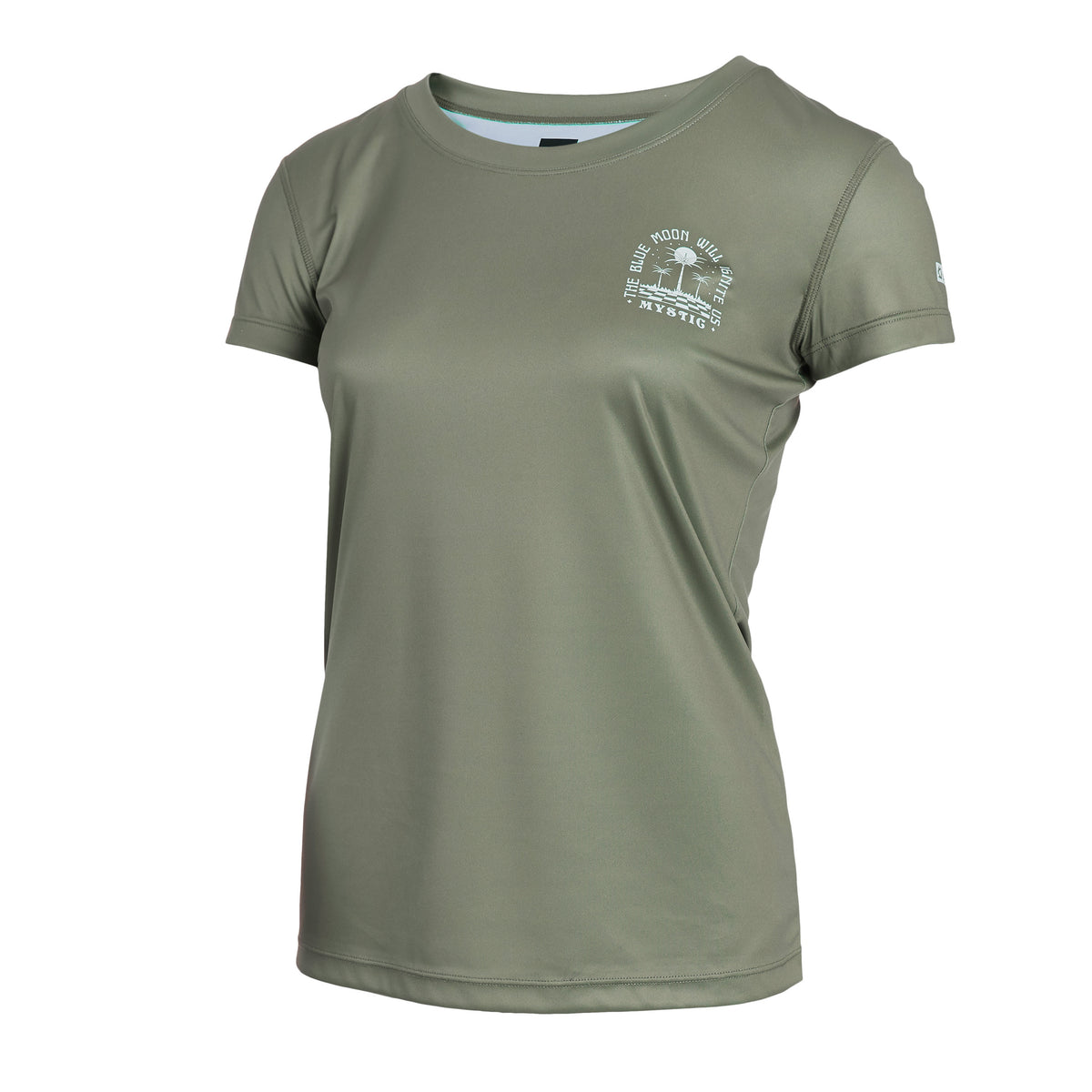 Mystic Ignite SS Quickdry Women Olive Green - S/S Vests