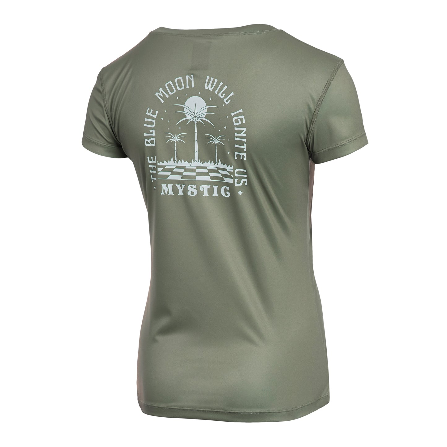 Mystic Ignite SS Quickdry Women Olive Green - S/S Vests