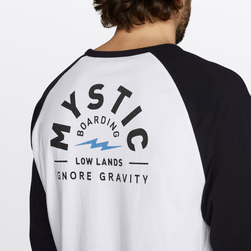 Mystic Lowe LS Tee - Black / White - Tees