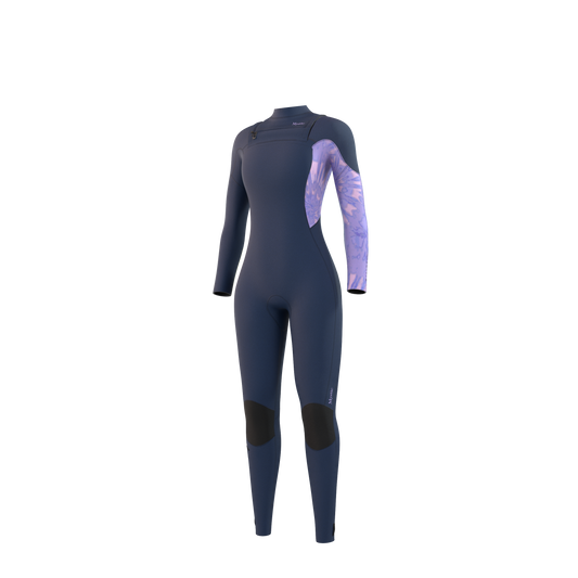 Mystic Jayde Fullsuit 3/2mm Double Fzip Women Navy - Fullsuit / Double Front-zip