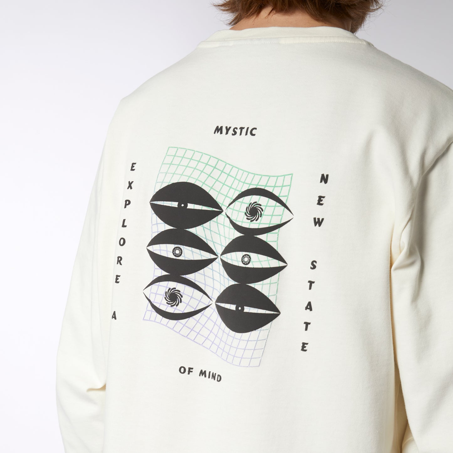 Mystic Tresspass L/S Tee Off White | 23 - Tees