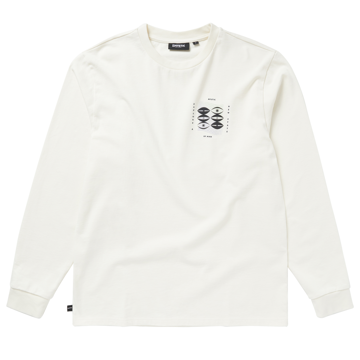 Mystic Tresspass L/S Tee Off White | 23 - Tees