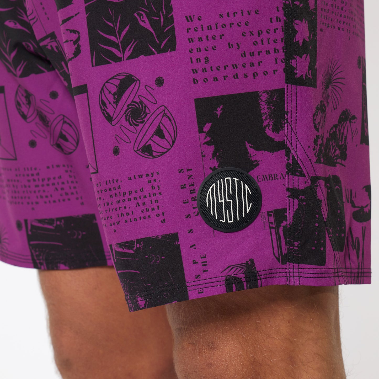 Mystic Ripple Movement Boardshort Sunset Purple - Boardshorts