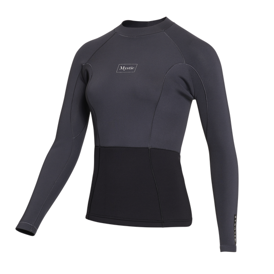 Mystic Lunar L/S Vest Neoprene 2mm Women Dark Grey - Jackets