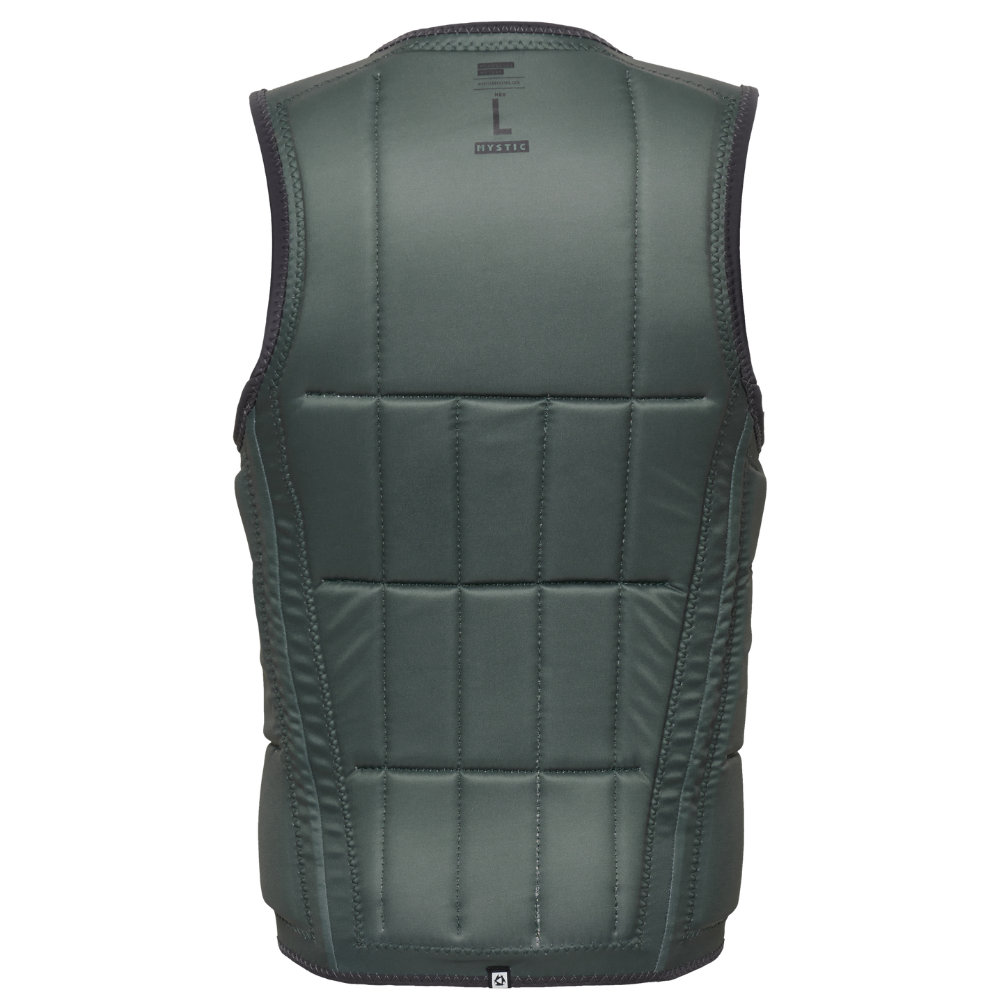Mystic Anarchy Impact Vest Fzip Wake Phantom Grey - Impact Wake Vests