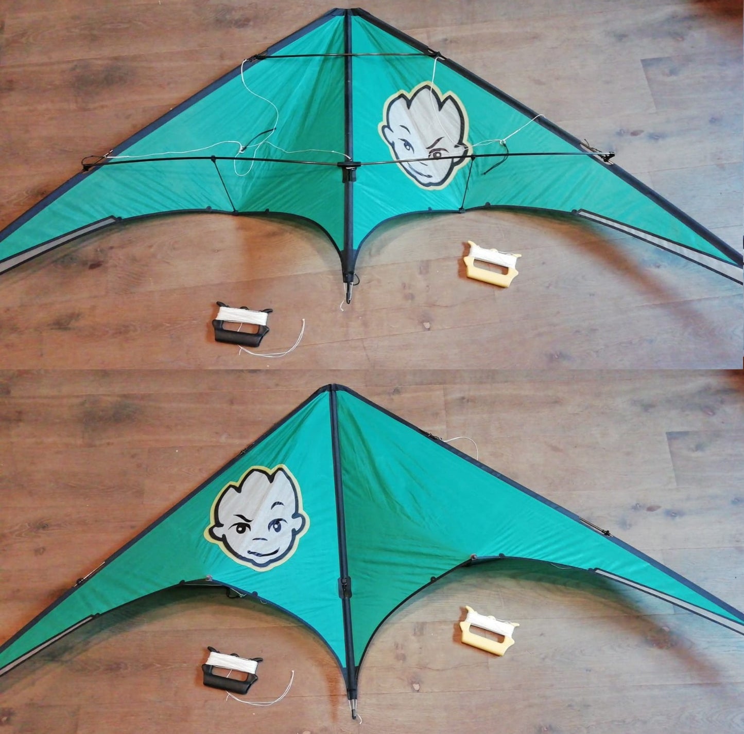 BILLYKITE DELTA HAWK acrobatic kite RTF 180x55cm USED - Acrobatic (GRADE A)