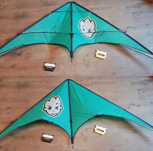 BILLYKITE DELTA HAWK acrobatic kite RTF 180x55cm USED - Acrobatic (GRADE A)