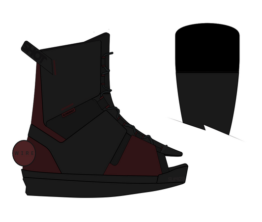 Slingshot Wire - Unisex Wake Boots | 22 - Open Toe Boots