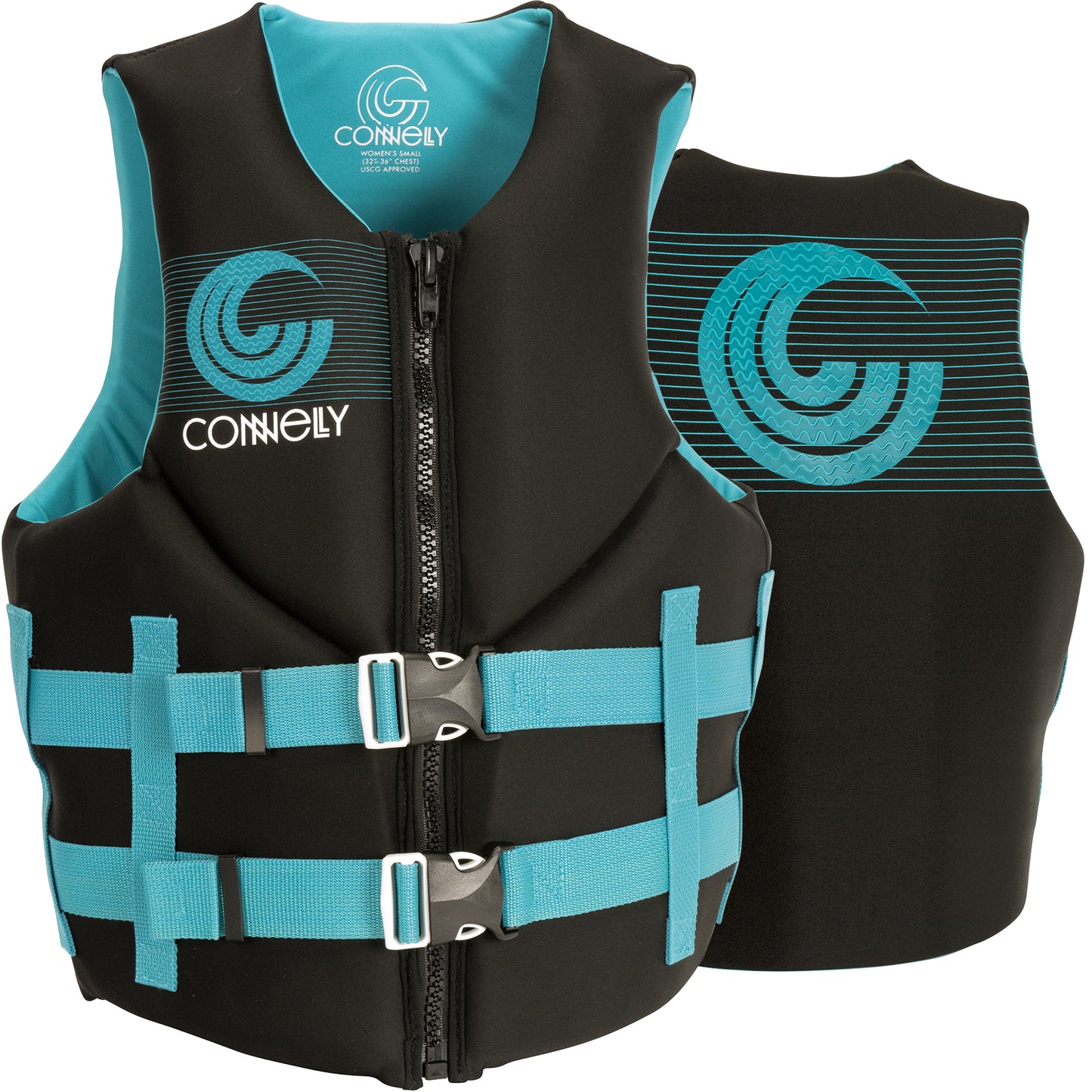 Connelly Promo Women's CE Neo Vest 50N - Aqua - Impact Ski Vests