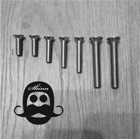 Shinn Screws Set for MEGA K ALU Foil - INOX - Screws