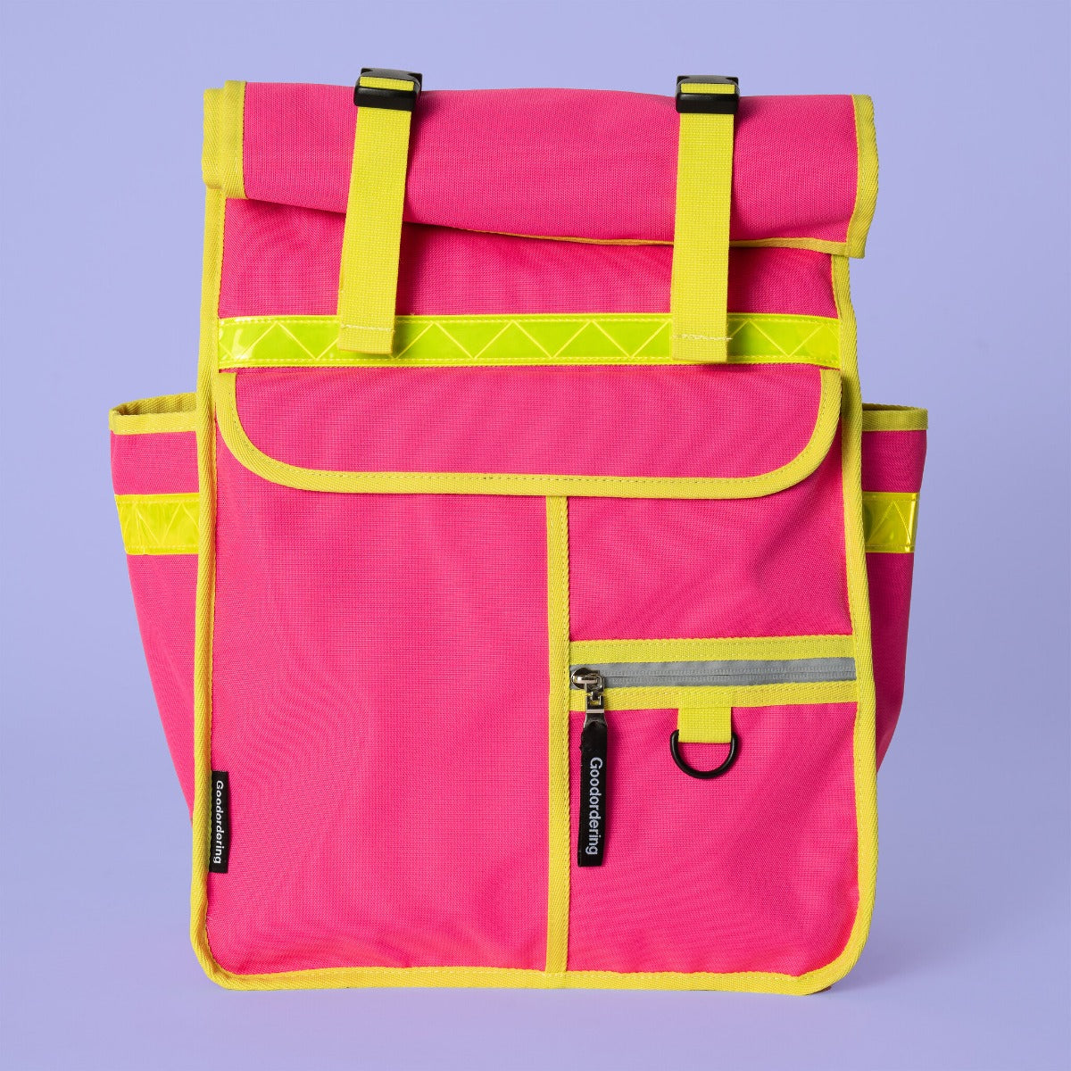 Goodordering Rolltop Backpack Neon Pink - Bags