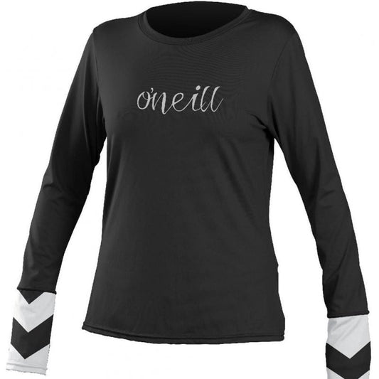 O'Neill WMS Ziggy L/S Rash Tee Black - L/S Vests