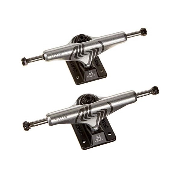 Silver M-CLS Hollow Raw black gloss Truck 8.25" (x1) - Trucks