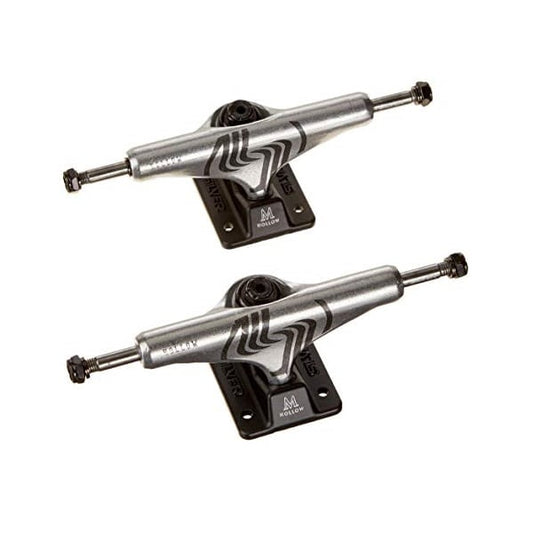 Silver M-CLS Hollow Raw black gloss Truck 8.25" (x1) - Trucks
