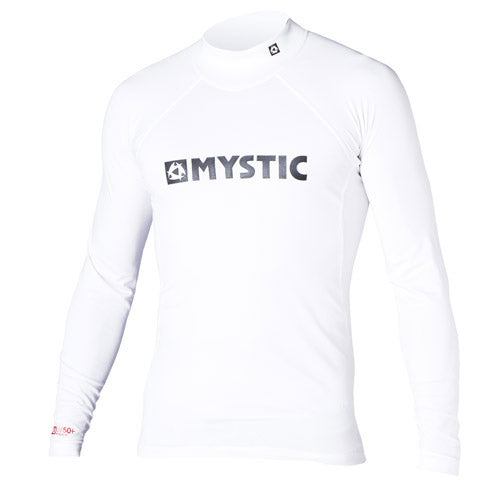 Mystic Star L/S Rashvest Junior White - L/S Vests