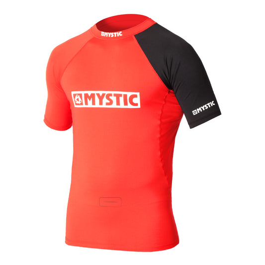 Mystic Event S/S Rashvest Chest Logo Red - S/S Vests