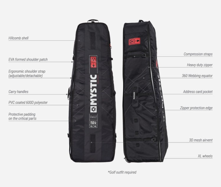 Mystic Golfbag - Boardbags (Wheels)