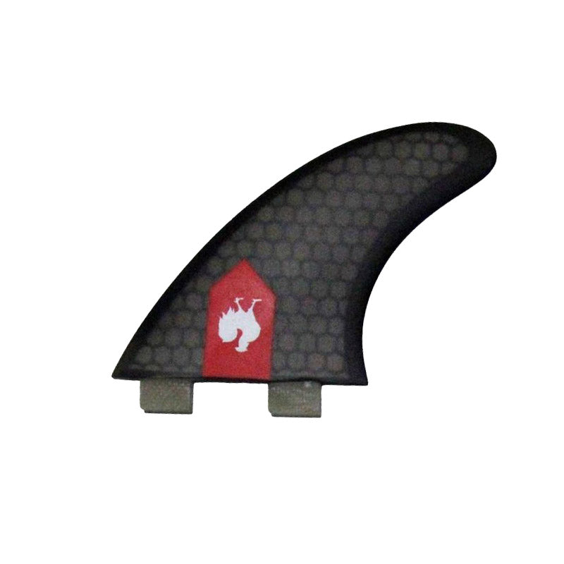 HB-Kite HB Legacy Fins dual Logo Black - FCS/2+1
