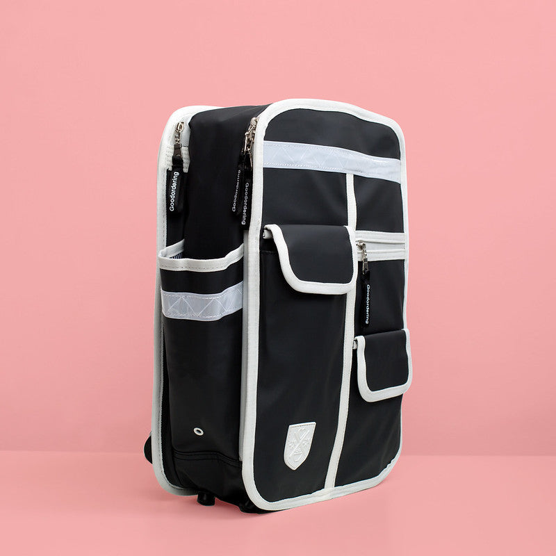 Goodordering Backpack Eco Black/White (Coated) - Bags