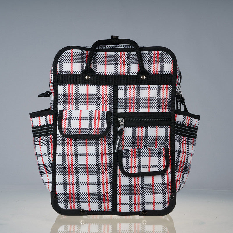 Goodordering Tartan Picnic Pannier - Bags
