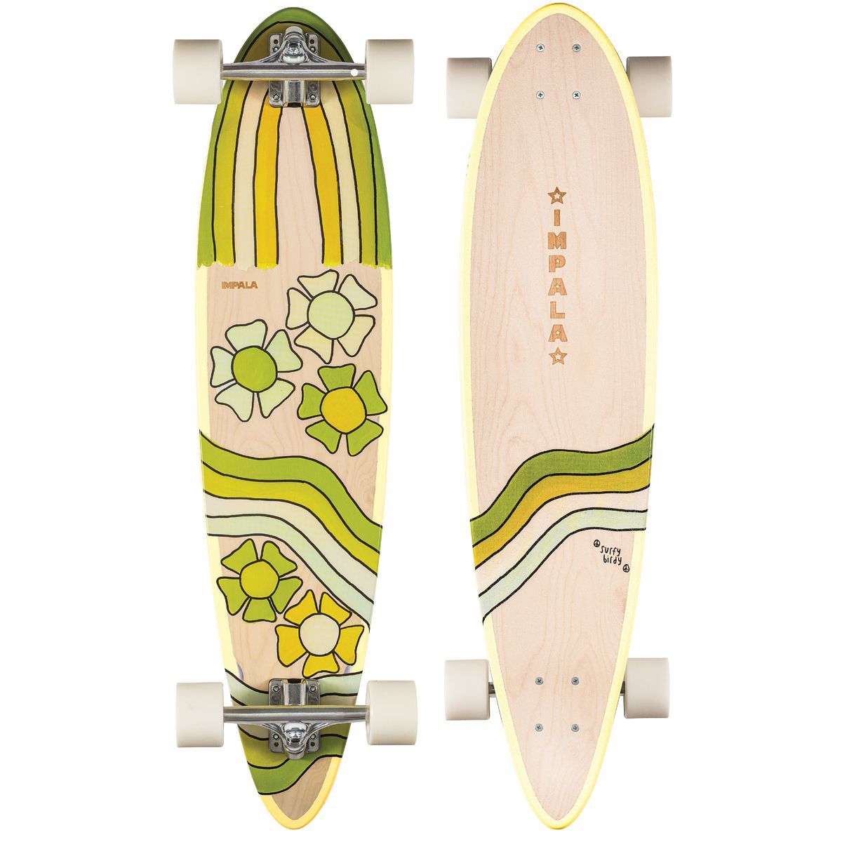 Impala Jupiter Birdy Floral 37' Longboard complete - Longboards