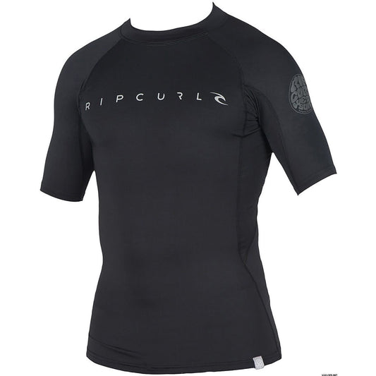 Rip Curl Dawn Patrol Uv Tee S/S Black - S/S Vests