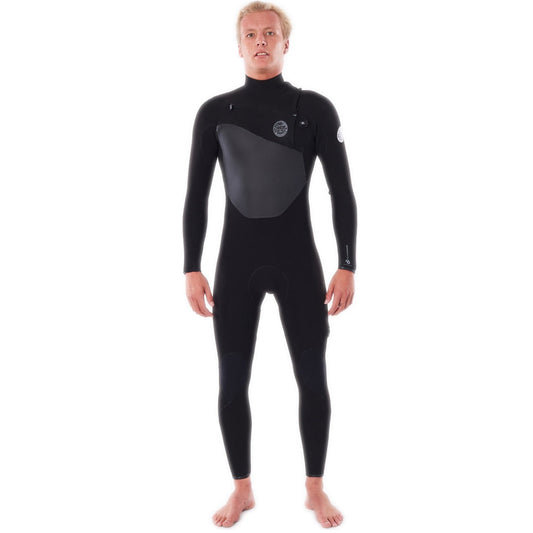 Rip Curl Flashbomb 5/3 C/Zip Stmr Wetsuit Wstydf - Black (E6) | 22 - Fullsuit / Front-zip