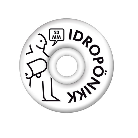 Hydroponic HYKEA skateboard Wheels - 01 White 100A - Wheels