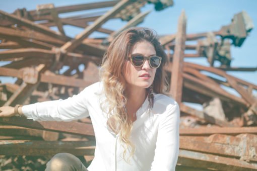 Sisswy floating wood sunglasses - Hestia (Black lenses) - Sunglasses