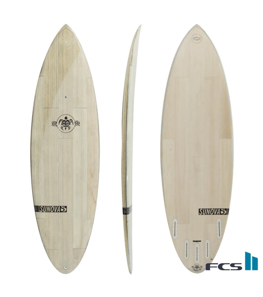 Sunova The Bud TC Morphlex Stanard - FCS II - 5 Fin - Short Boards