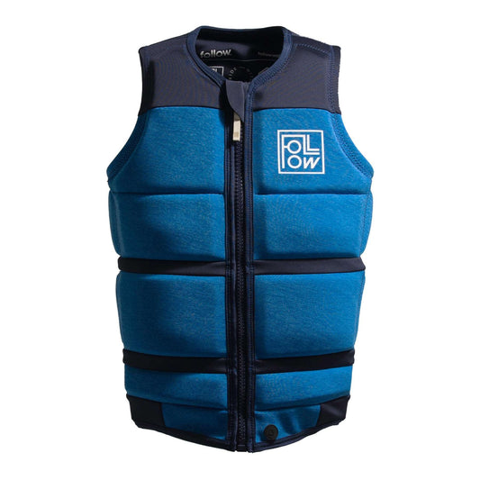 Follow Mens Surf Edition Impact Vest - Blue - Impact Wake Vests