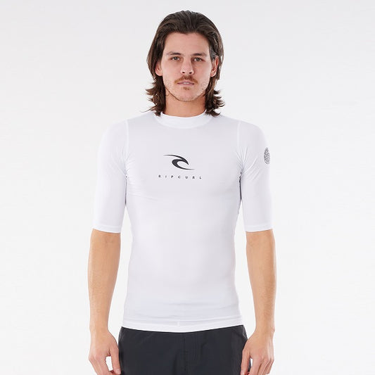 Rip Curl Corps Short Sleeve Uv Tee White 12Jmrv - S/S Vests