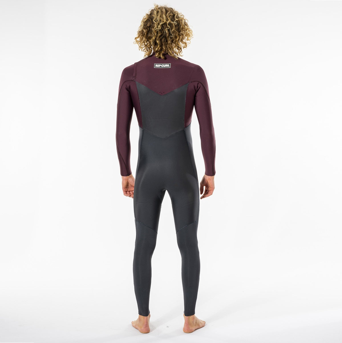Rip Curl Dawn Patrol 4/3 Chest Zip Wetsuit Wsm9Cm Wine (E5) - Fullsuit / Front-zip