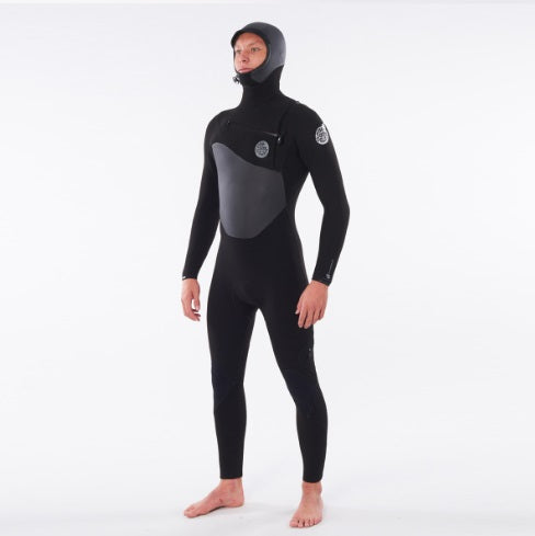 Rip Curl Flashbomb 6/4 Hooded Chest Zip Wetsuit - Wetsuit Wstyof (E6) - Hooded Fullsuits