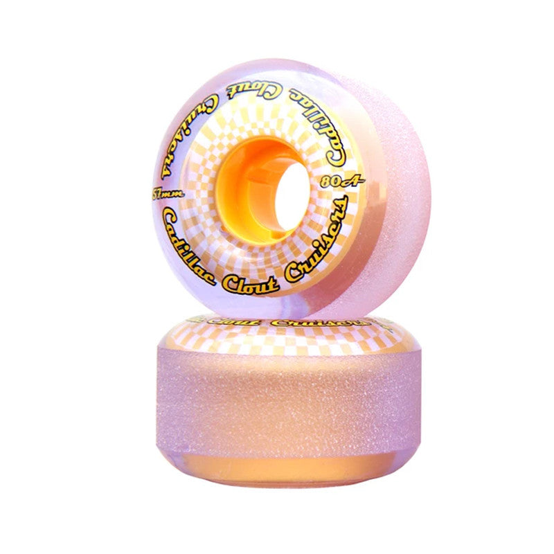 Cadillac Clout Cruiser 57Mm 80A Wheels Yellow (4X) - Wheels