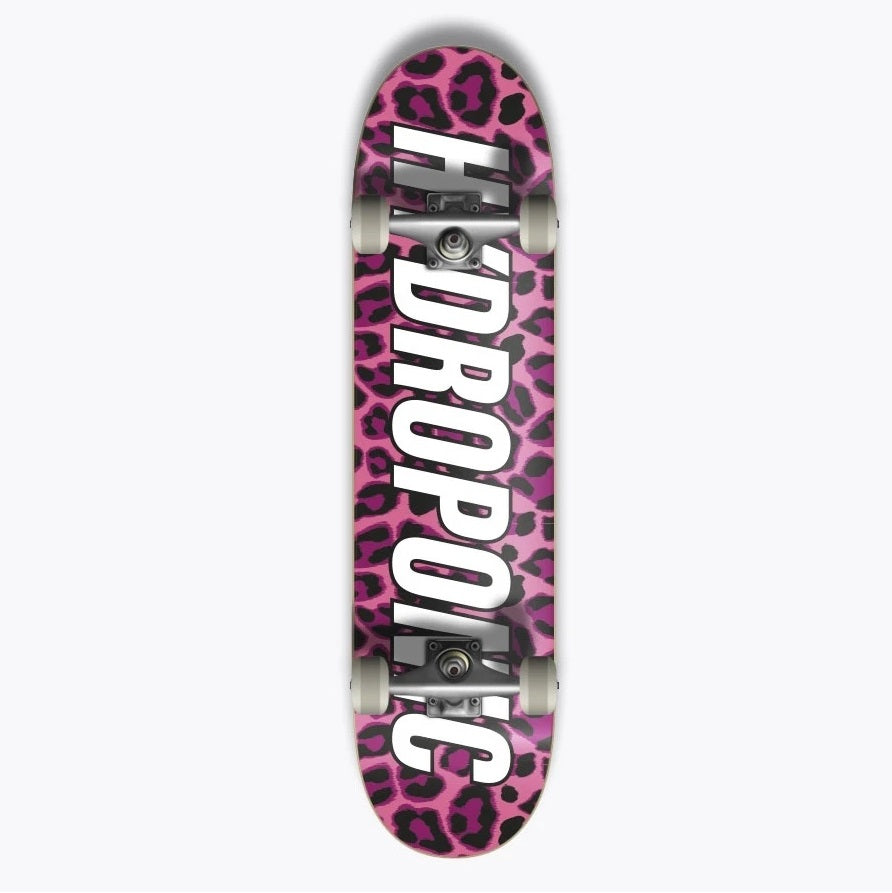 Hydroponic Complete Skateboard Leopard Magenta - Skateboards