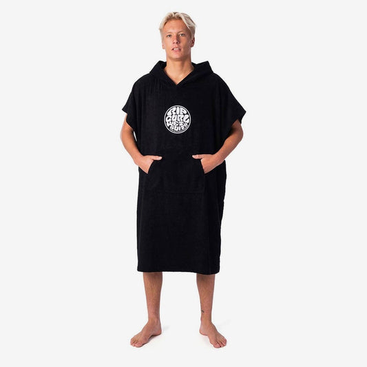 Rip Curl Wet As Hooded Towel Black Ctwce1 00Gmto - Ponchos