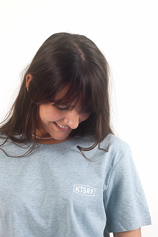 KTSRF Ice-Blue T-shirt - logo (Unisex) - Tees