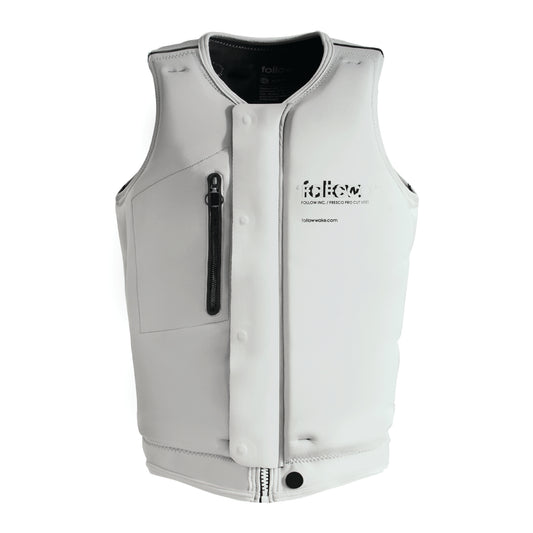 Follow Fresco Mens Impact Jacket - White - Impact Wake Vests