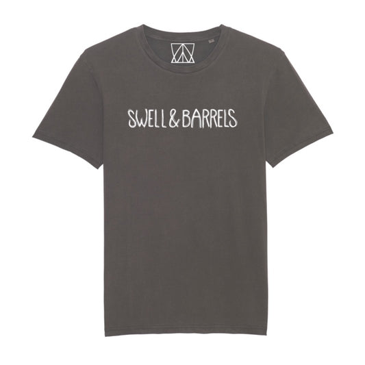 Swell&Barrels Tee print - brod grey - Tees