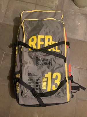 North 9+13m REBEL Kite w/bar USED | 13 - Kites (GRADE C)