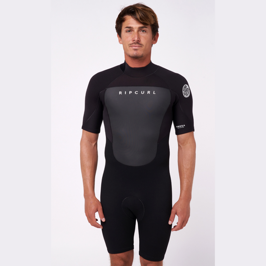 Rip Curl Omega 2Mm Back Zip Springsuit Black 111Msp - Short Arm / Back-zip