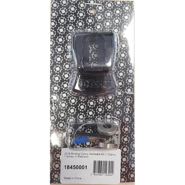 Slingshot Binding Clamp Hardware Kit (1 Clamp, 1 Screw, 2 Washers, 1 Nylon Washer) - Washers