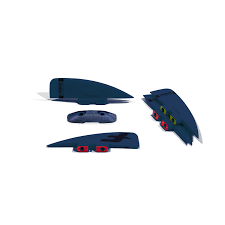F-One UNIBOX (set of 4) - Twintip Fins