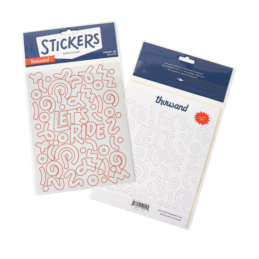 Thousand Jr - Sticker Sheet - Super Shapes - Stickers